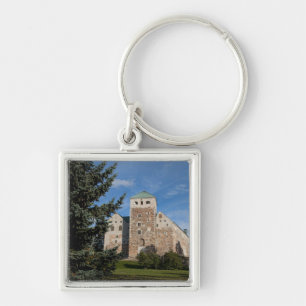 Turku, Finland, ancient Turun Linna Castle, a Keychain