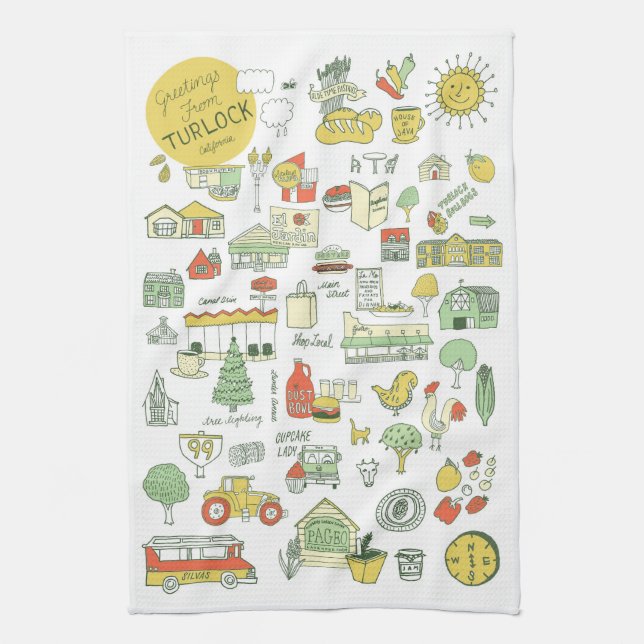 Turlock Kitchen Towel (Vertical)