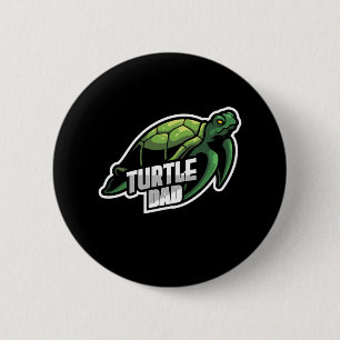 Turlte Lover Turtle Dad 2 Inch Round Button