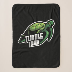 Turlte Lover Turtle Dad Sherpa Blanket