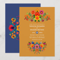 Turmeric & Indigo Mexican Folk Art Fiesta Wedding