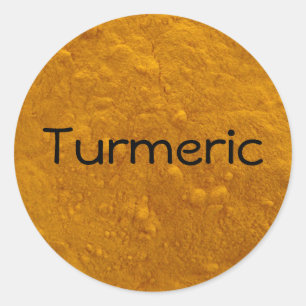 Turmeric Photo Classic Round Sticker