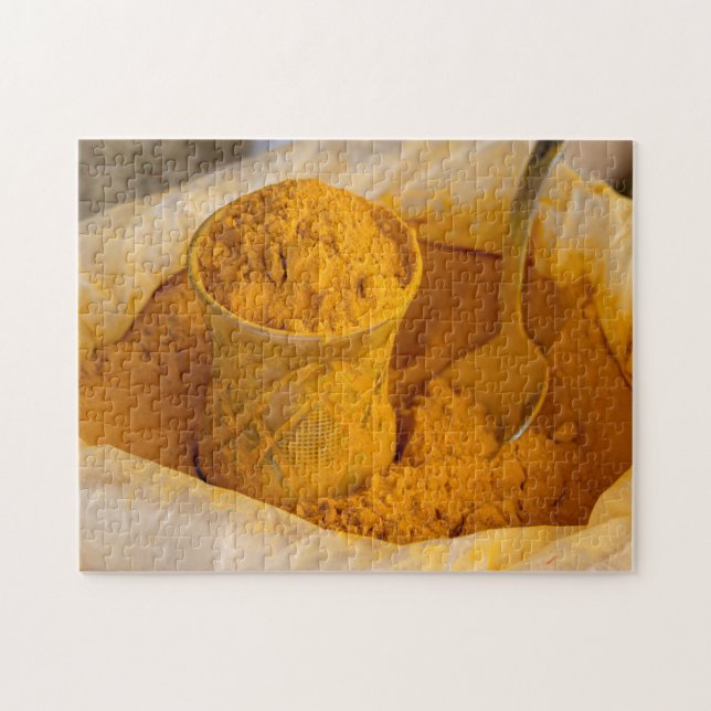 Turmeric powder jigsaw puzzle (Horizontal)