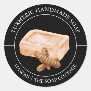 Turmeric Soap label