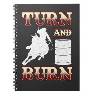 Turn and Burn Barrel Racing Notebook