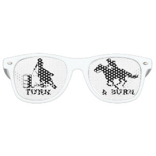 Turn and Burn Cowgirl Barrel Racer Sunglasses