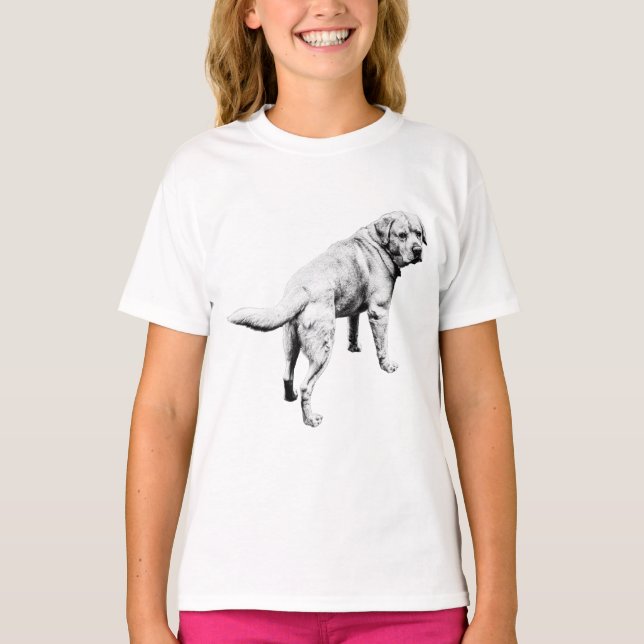Turn-Back Lab, Easy Stride T-Shirt (Front)