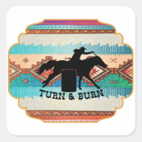 Turn & Burn Barrel Racing Quotes Mouse Pad USB Ch