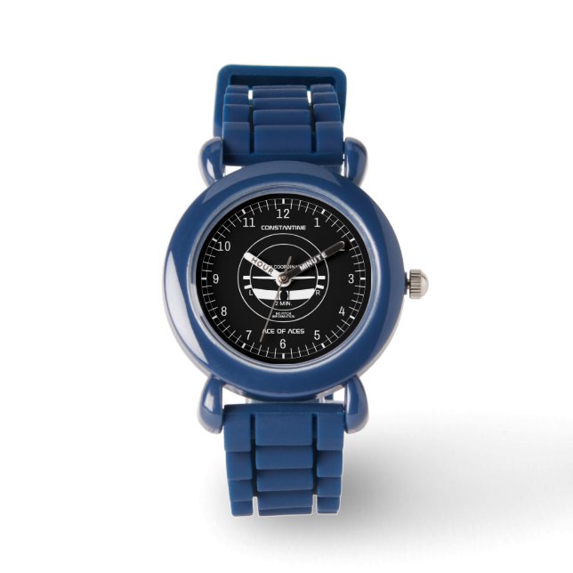 Turn Coordinator Flight Instrument Funny Watch (Front)