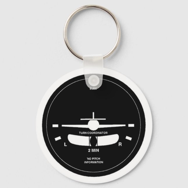 Turn Coordinator Keychain (Front)