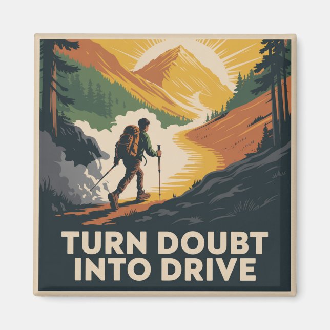 Turn Doubt Into Drive Magnet (Front)