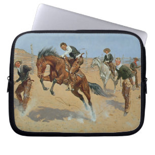 Turn Him Loose, Bill, c.1893 (oil on canvas) Laptop Sleeve