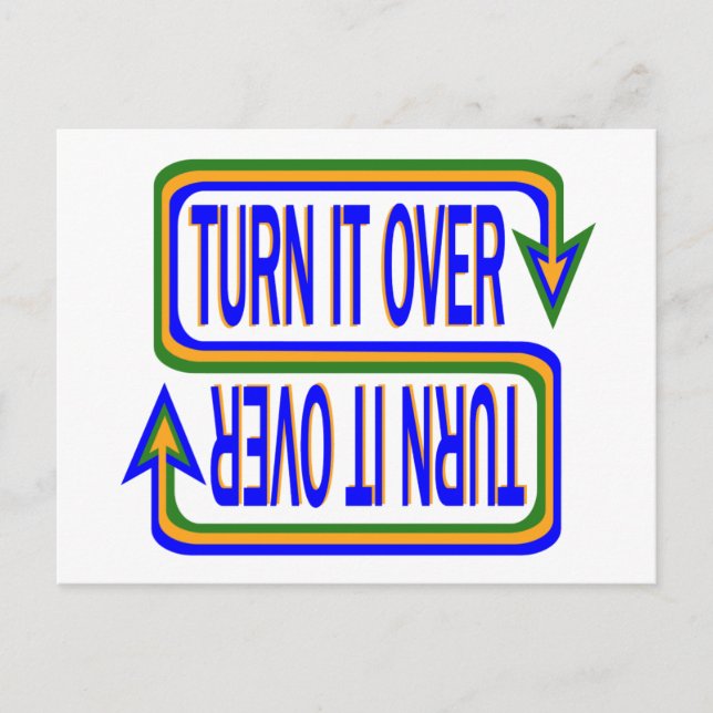 Turn it Over Postcard (Front)