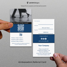 Turn Loyal Customers into Ambassadors Blue & White