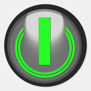 Turn Me On Classic Round Sticker