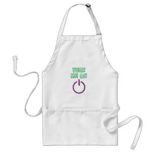 Turn me on funny standard apron