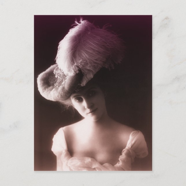 Turn of the Century portrait Postcard (Front)