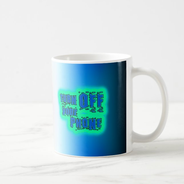 Turn off your phone coffee mug (Right)