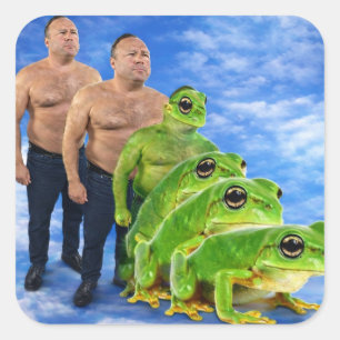 Turn the Frogs Gay Meme Sticker - Satirical 