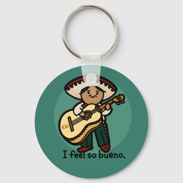 turn up the bass. keychain (Front)