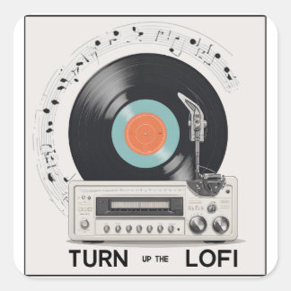 Turn Up The LoFi Sticker