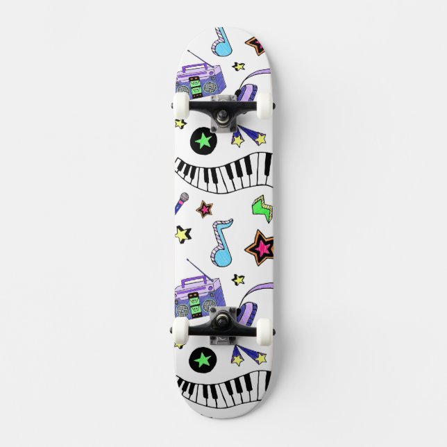 Turn Up the Music Skateboard (Front)