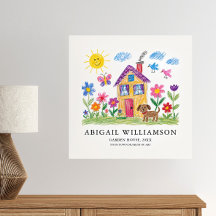 Turn Your Child's Art into Museum Style Poster,