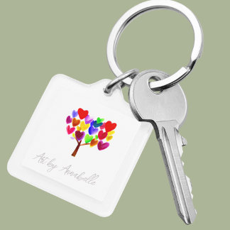 Turn Your Childs ArtWork or Drawing Into A Keychain