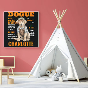Turn Your Pet Into A Front Page Star Personalized Canvas Print