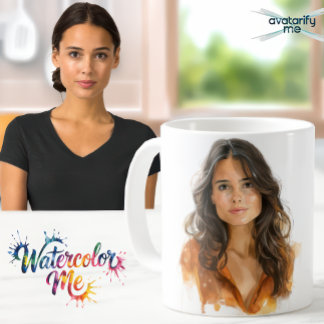 Turn yourself or anyone into any character coffee mug