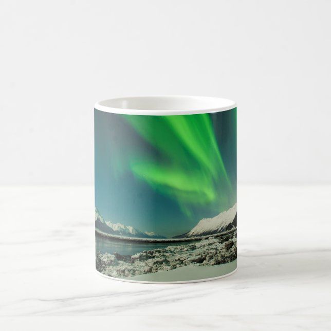 Turnagain Arm Aurora Coffee Mug (Center)