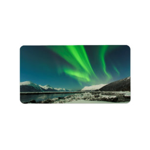 Turnagain Arm Aurora Label