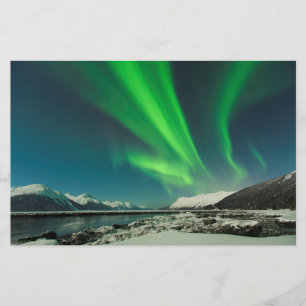 Turnagain Arm Aurora Stationery