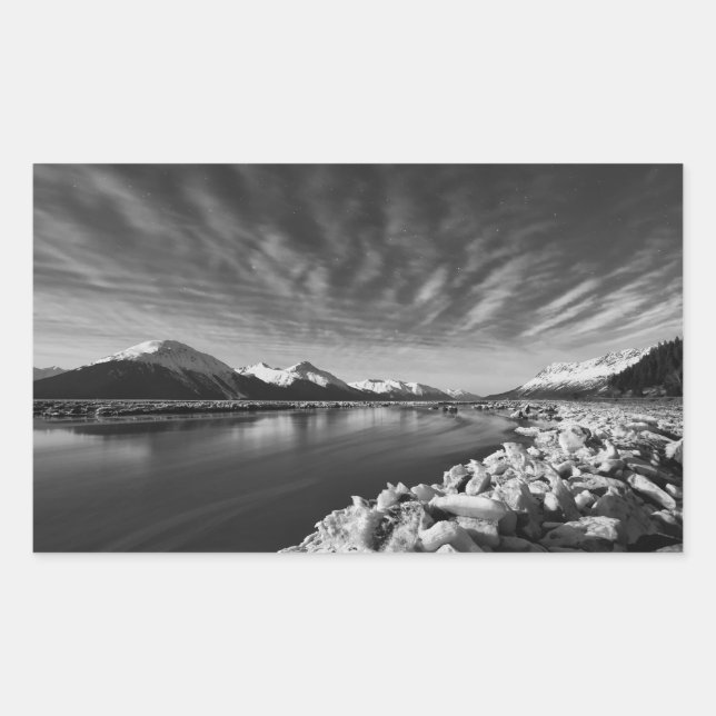 Turnagain Arm Moonlight Sticker (Front)
