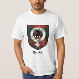 Turnbull Clan Crest Badge / Turnbull Tartan T-Shirt
