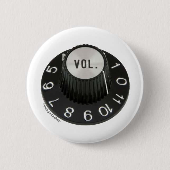 Turned up to 11 (No Text) 2 Inch Round Button (Front)