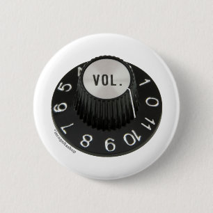 Turned up to 11 (No Text) 2 Inch Round Button