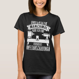 Turner Carpenter Joiner Woodworker Lathe Professio T-Shirt