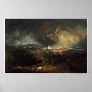 Turner - Fifth Plague Of Egypt Poster