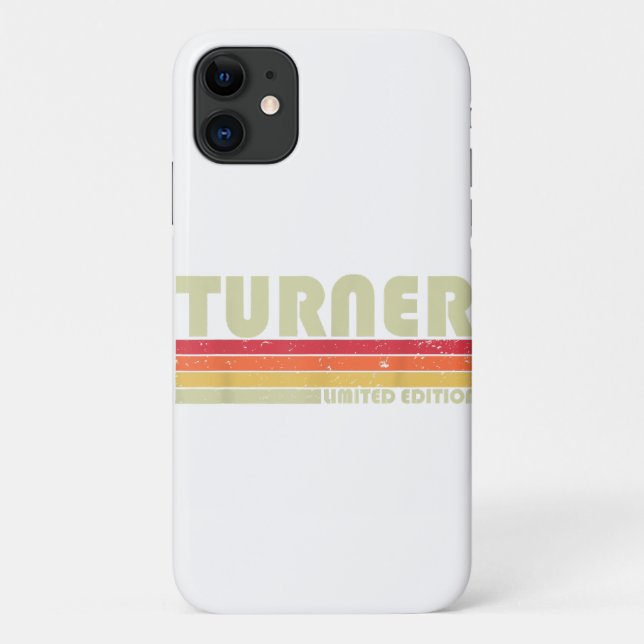TURNER Funny Job Title Profession Birthday Worker  Case-Mate iPhone Case (Back)