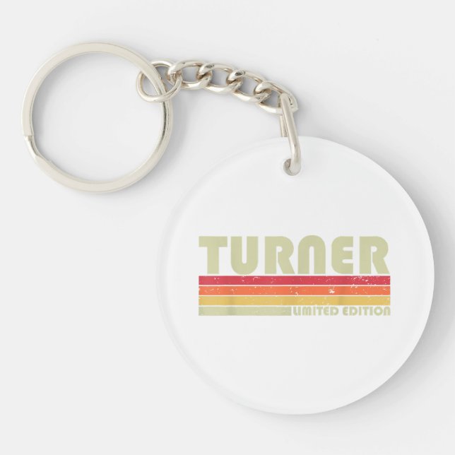 TURNER Funny Job Title Profession Birthday Worker  Keychain (Front)
