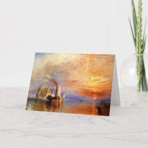 turner, j m w - the fighting téméraire tugged to card