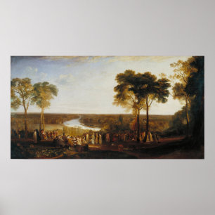 Turner - Richmond Hill On Prince Regent's Birthday Poster