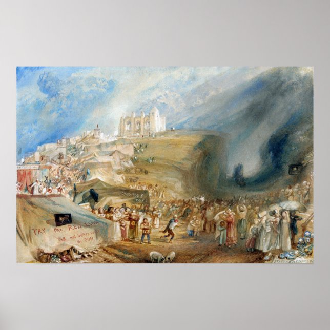 Turner - Saint Catherine's Hill Guildford Surrey Poster (Front)