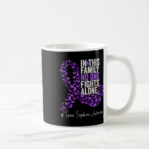 Turner Syndrome Awareness Month Purple Ribbon Coffee Mug
