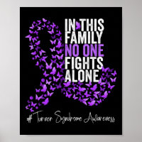 Turner Syndrome Awareness Month Purple Ribbon