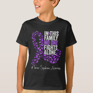 Turner Syndrome Awareness Month Purple Ribbon  T-Shirt