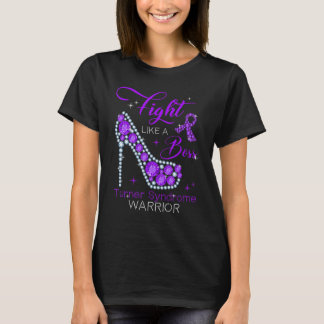 Turner Syndrome Warrior Fight Like A Boss High Hee T-Shirt