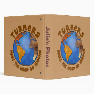 Turners Globe Funny Woodturning Earth Binder