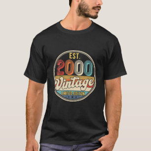Turning 22 Birthday Decorations 22nd BDay 2000 T-Shirt